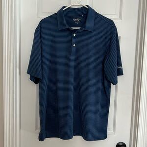 Men’s polo shirt - Walter Hagen size large blue.